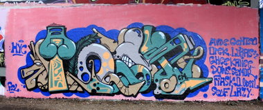 Graffiti Wall in Köln - Photo by WORLDSTREETART - toakie, hall, köln (2015)