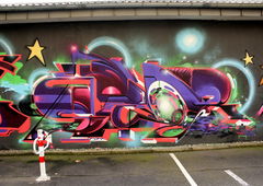 Graffiti Wall in Köln heliosstrasse - Photo by WORLDSTREETART - semor, köln, dedicated (2015)