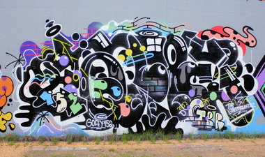 Graffiti Wall in Hamburg - Photo by WORLDSTREETART (2015)