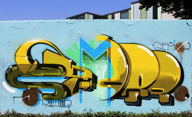 Graffiti Wall in Köln - Photo by WORLDSTREETART - semor (2015)