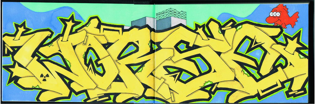 Graffiti Sketch in Flensburg - Photo by WORSE_ONE - worse, flensburg, brs (2011)
