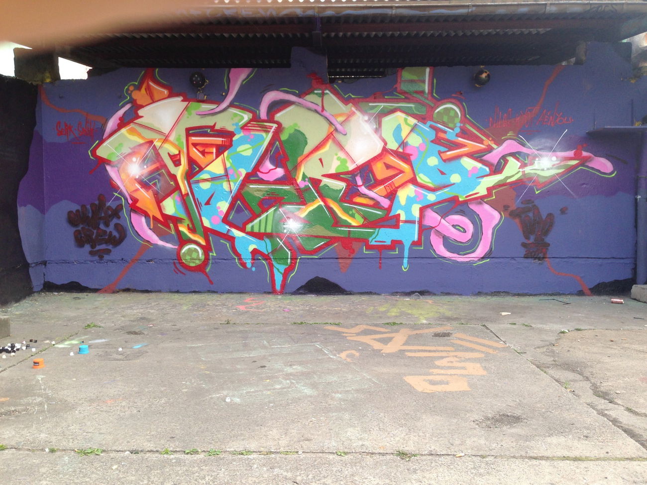 Graffiti Wall - Photo by WRITING1 - Toro, uwax (2015)
