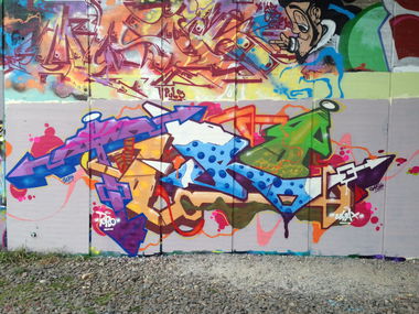 Graffiti Wall - Photo by WRITING1 - Toro, uwax, uwax (2015)