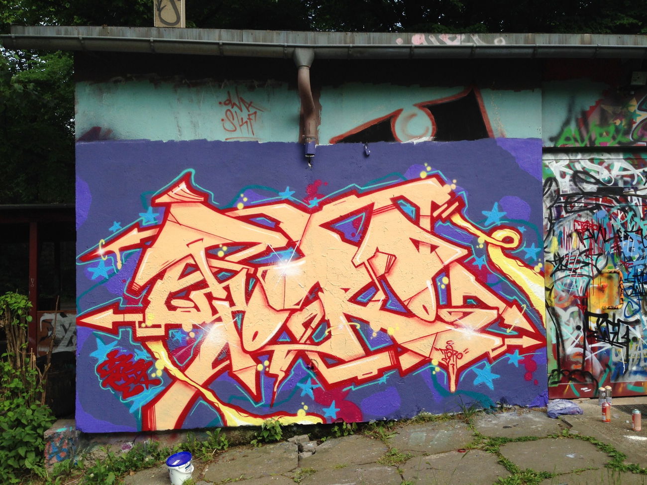 Graffiti Wall - Photo by WRITING1 - Toro, uwax (2015)