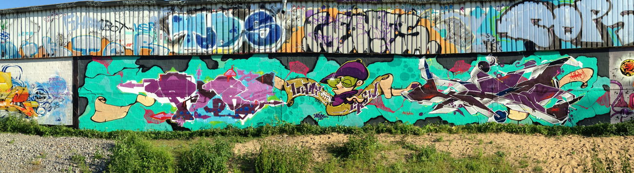 Graffiti Wall - Photo by WRITING1 - uwax, Aenyou, Kyot (2015)