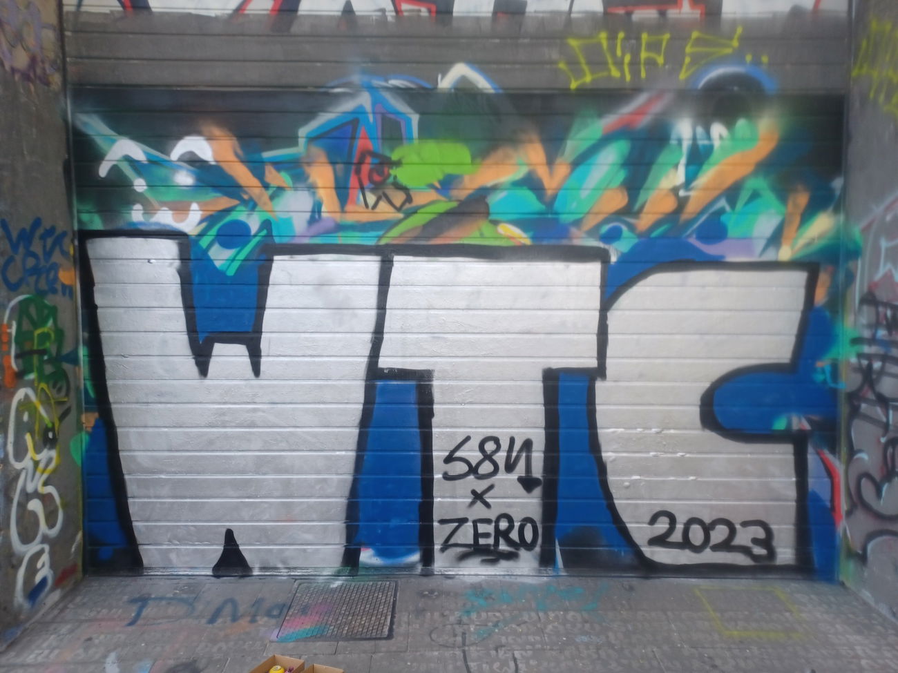 Graffiti Wall in Luxembourg - Photo by WTCrew - WTC, Zero, 58N (2023)
