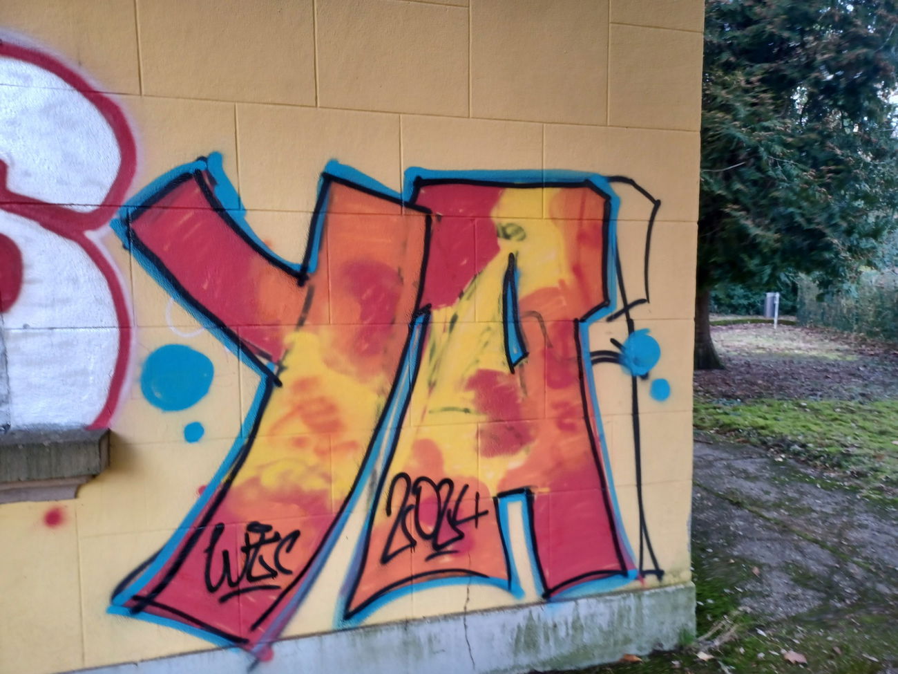 Graffiti Wall in Luxembourg - Photo by WTCrew - YA, WTC (2024)