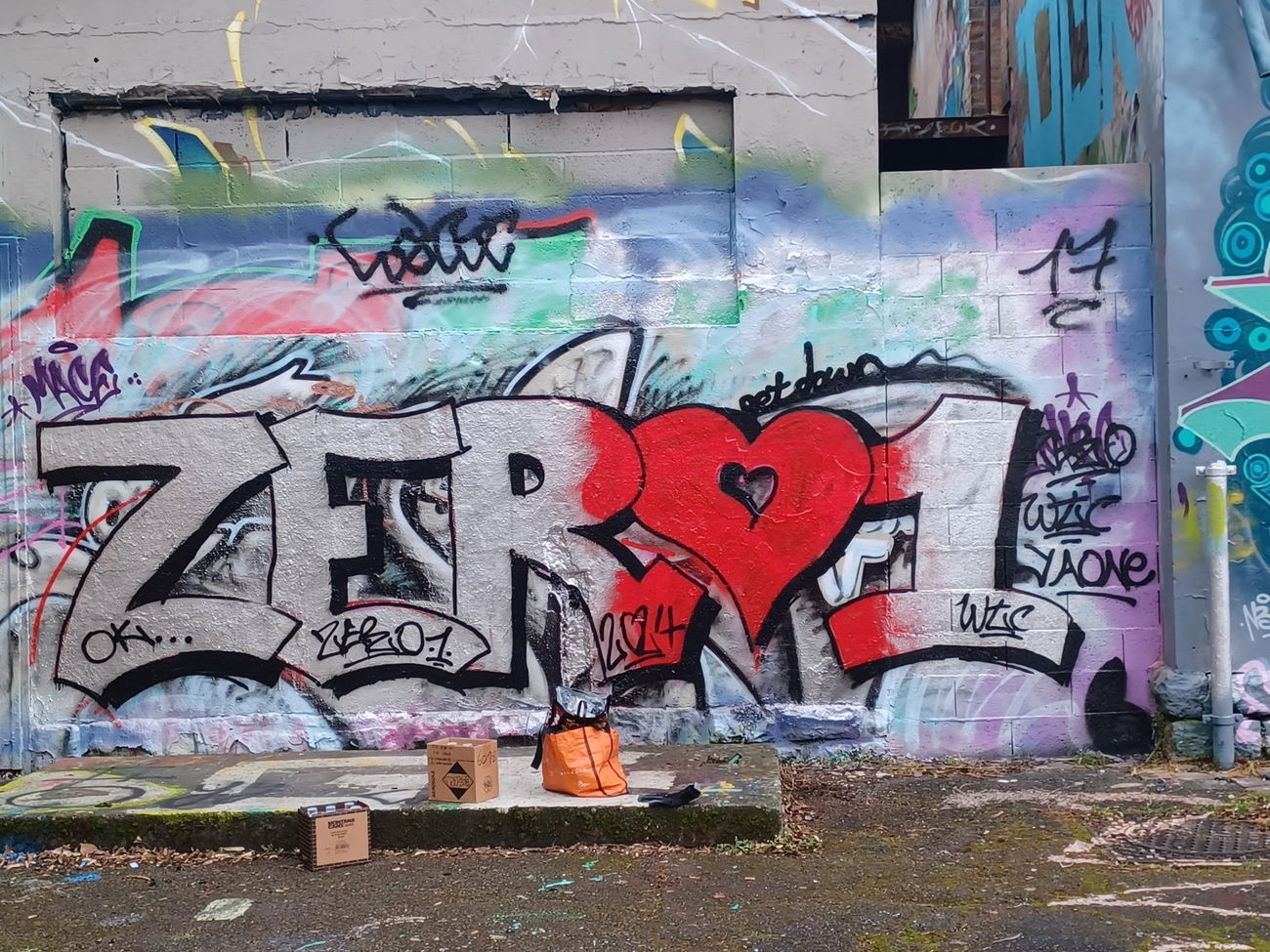 Graffiti Wall in Luxembourg - Photo by WTCrew - Zero, WTC (2024)