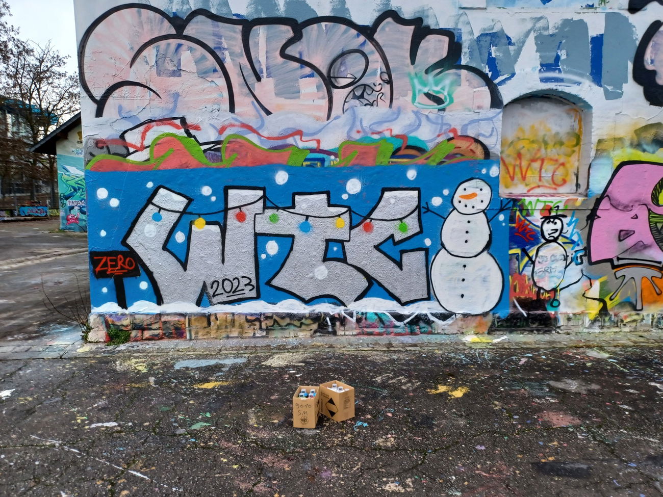Graffiti Wall in Luxembourg - Photo by WTCrew - WTC, Zero (2023)