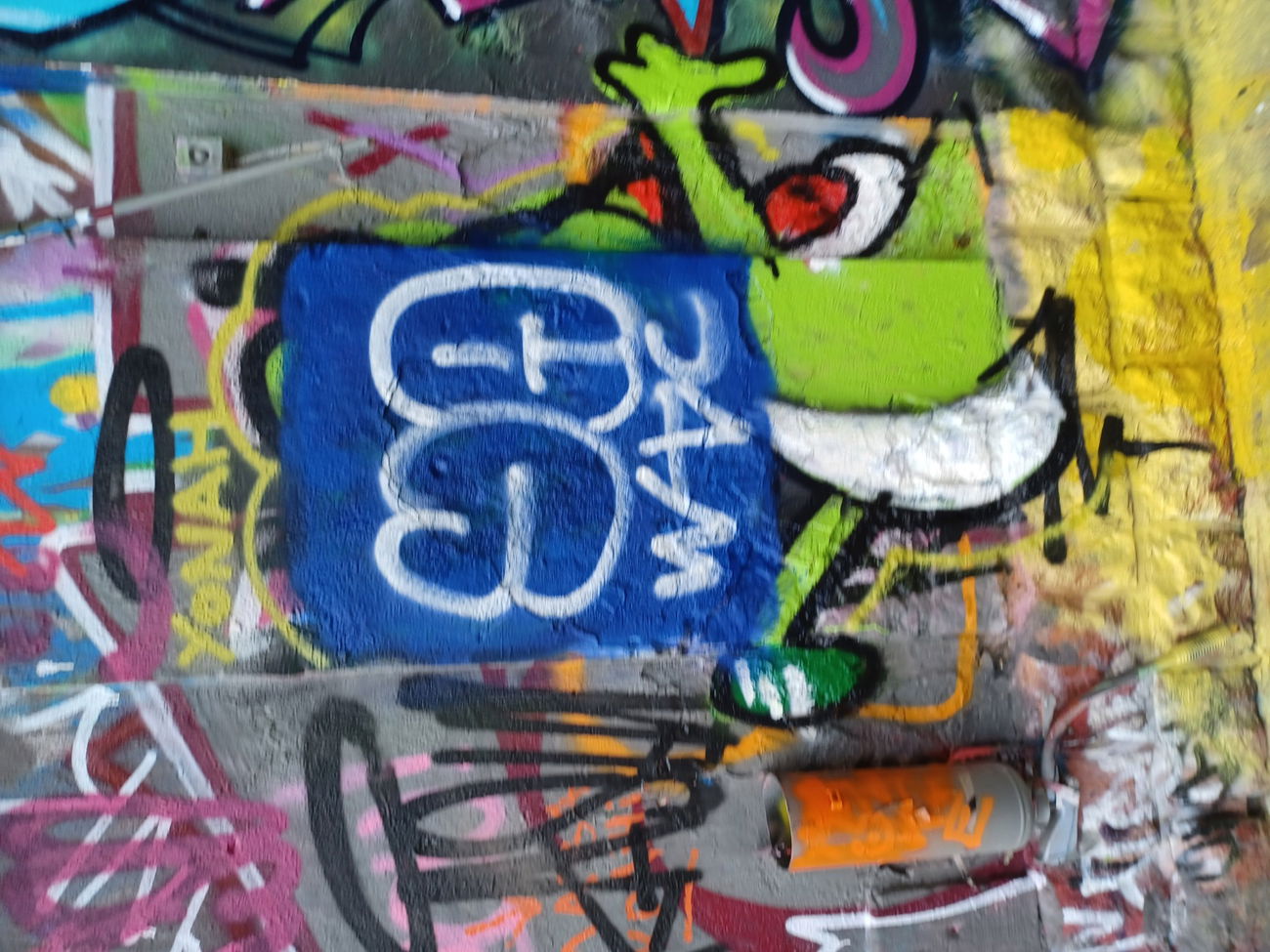 Graffiti Wall in Luxembourg - Photo by WTCrew - YA (2021)