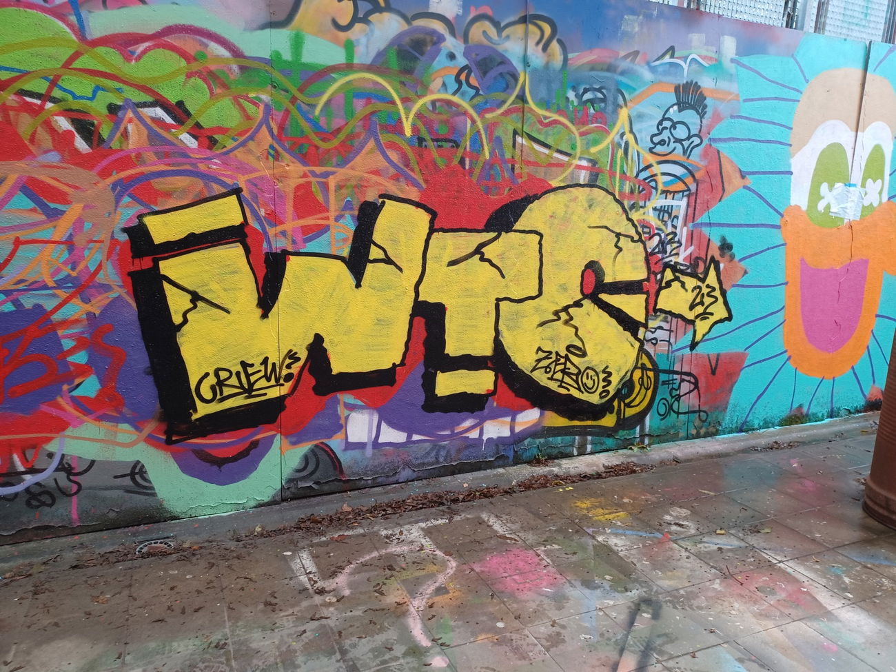 Graffiti Wall in Luxembourg - Photo by WTCrew - WTC, Zero (2023)