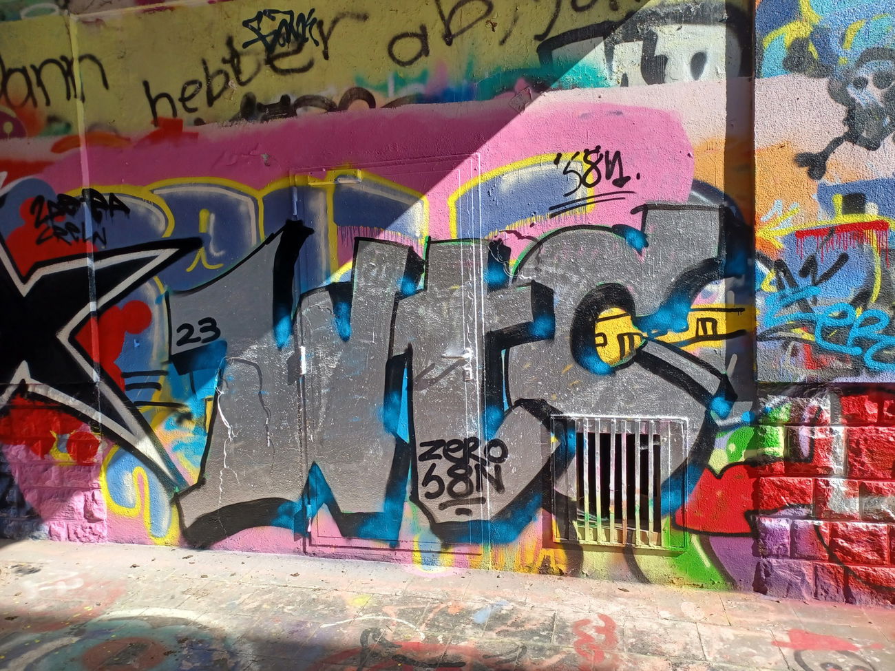 Graffiti Wall - Photo by WTCrew - WTC, Zero, 58N (2023)