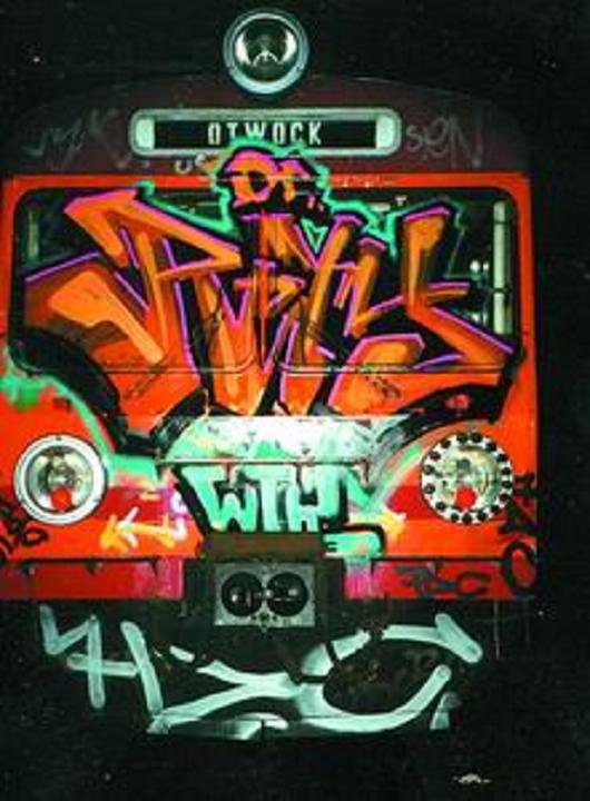 Graffiti Train in Warsaw - Photo by WWA022 - dr, rety