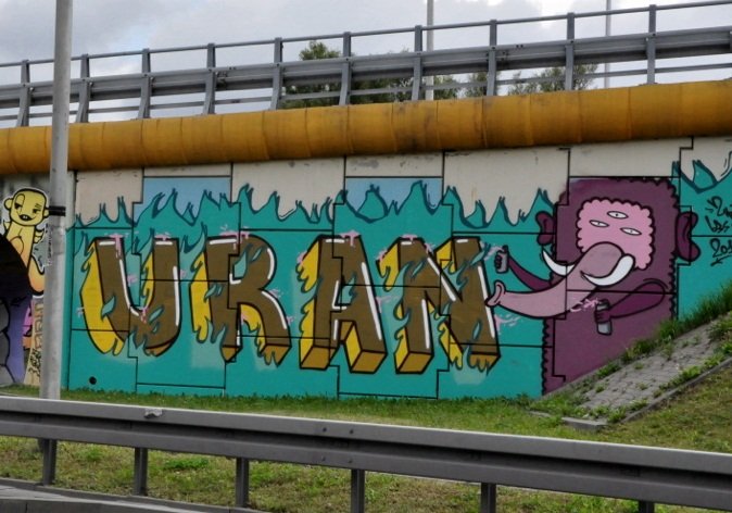 Graffiti Wall in Warsaw - Photo by WWA022 - uran