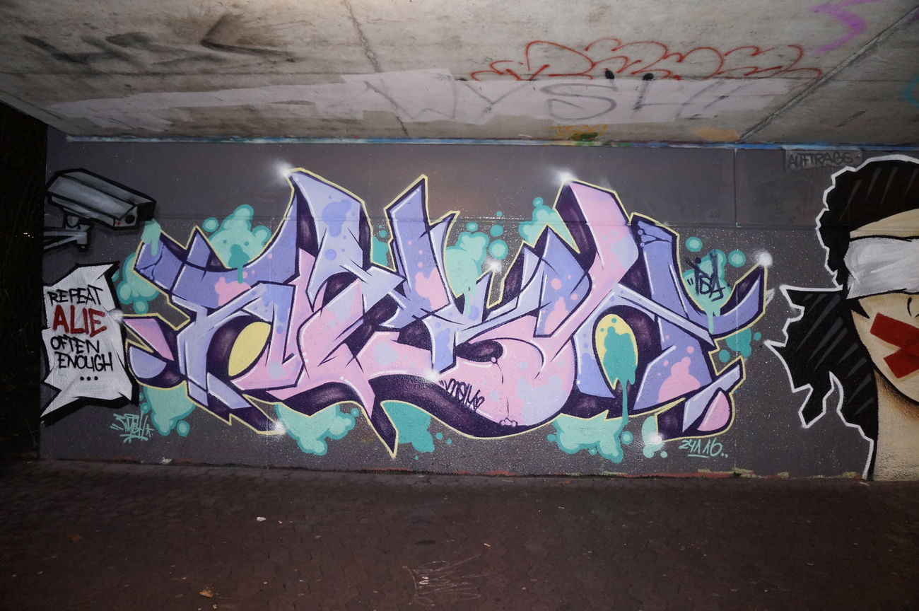 Graffiti Wall - Photo by WYSH (2016)