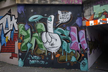Graffiti Wall - Photo by WYSH (2015)