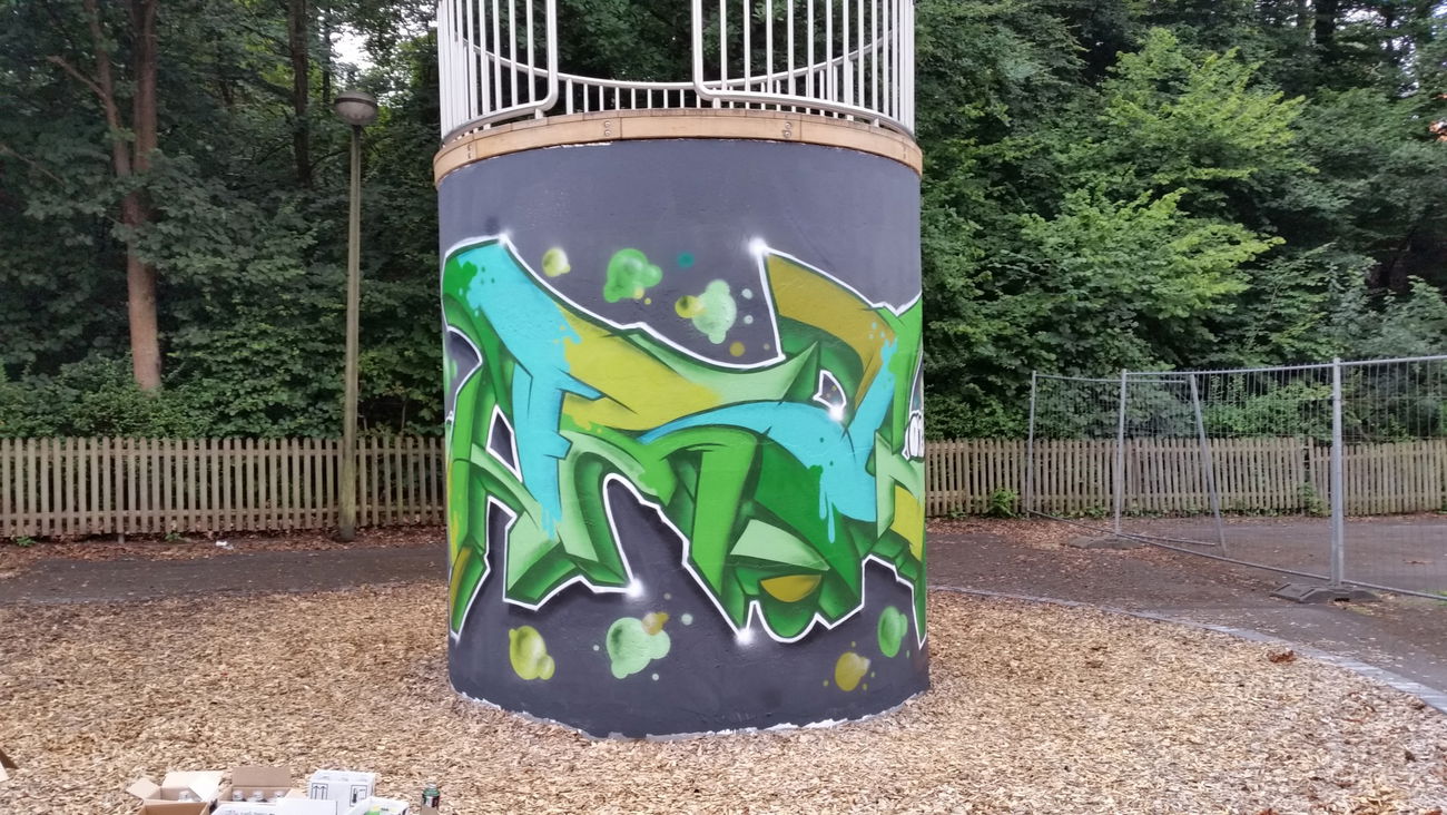 Graffiti Wall - Photo by WYSH (2015)