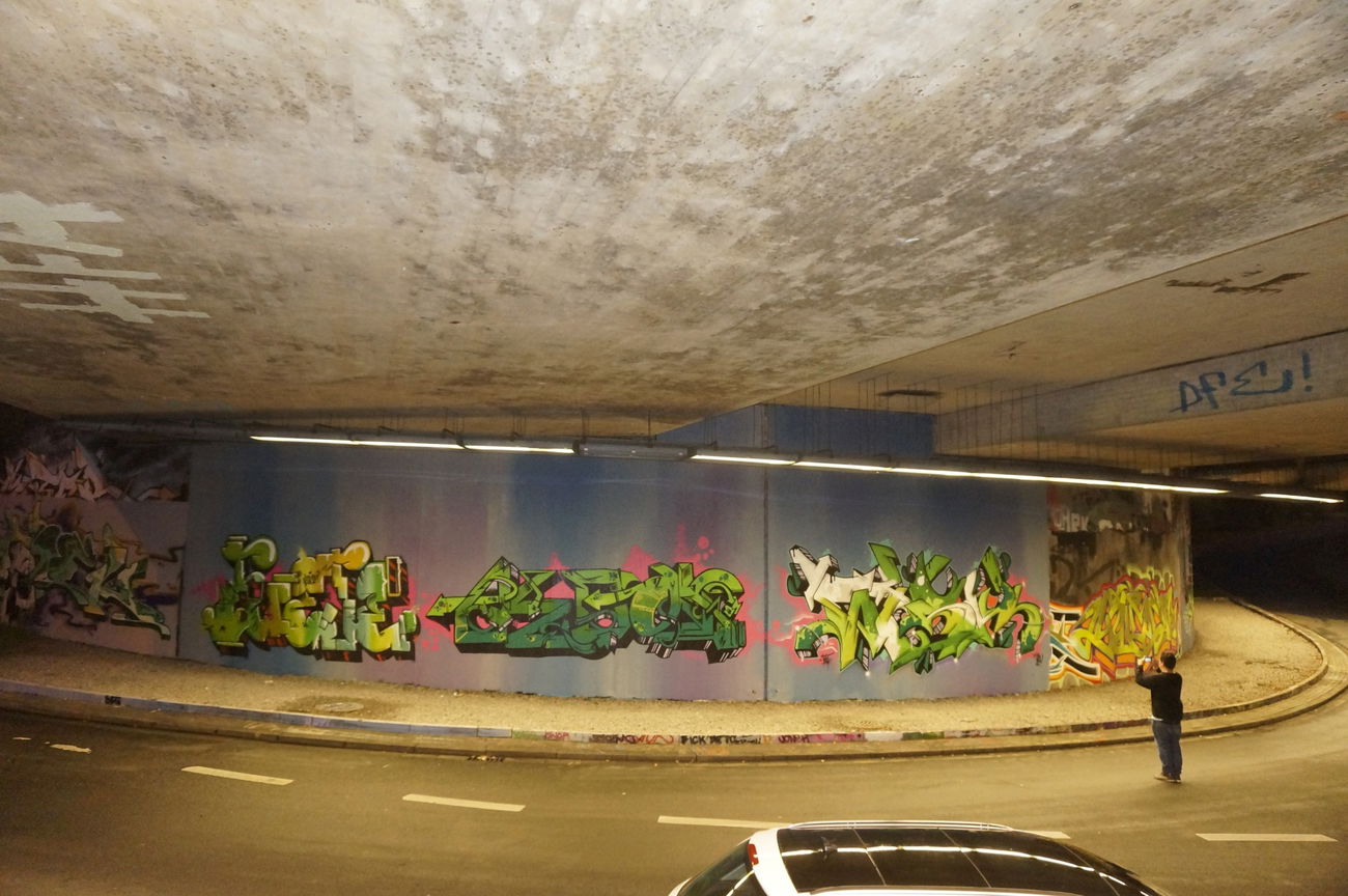 Graffiti Wall - Photo by WYSH (2015)