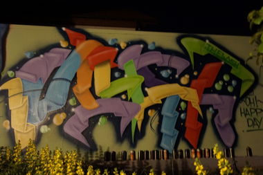 Graffiti Wall - Photo by WYSH (2014)