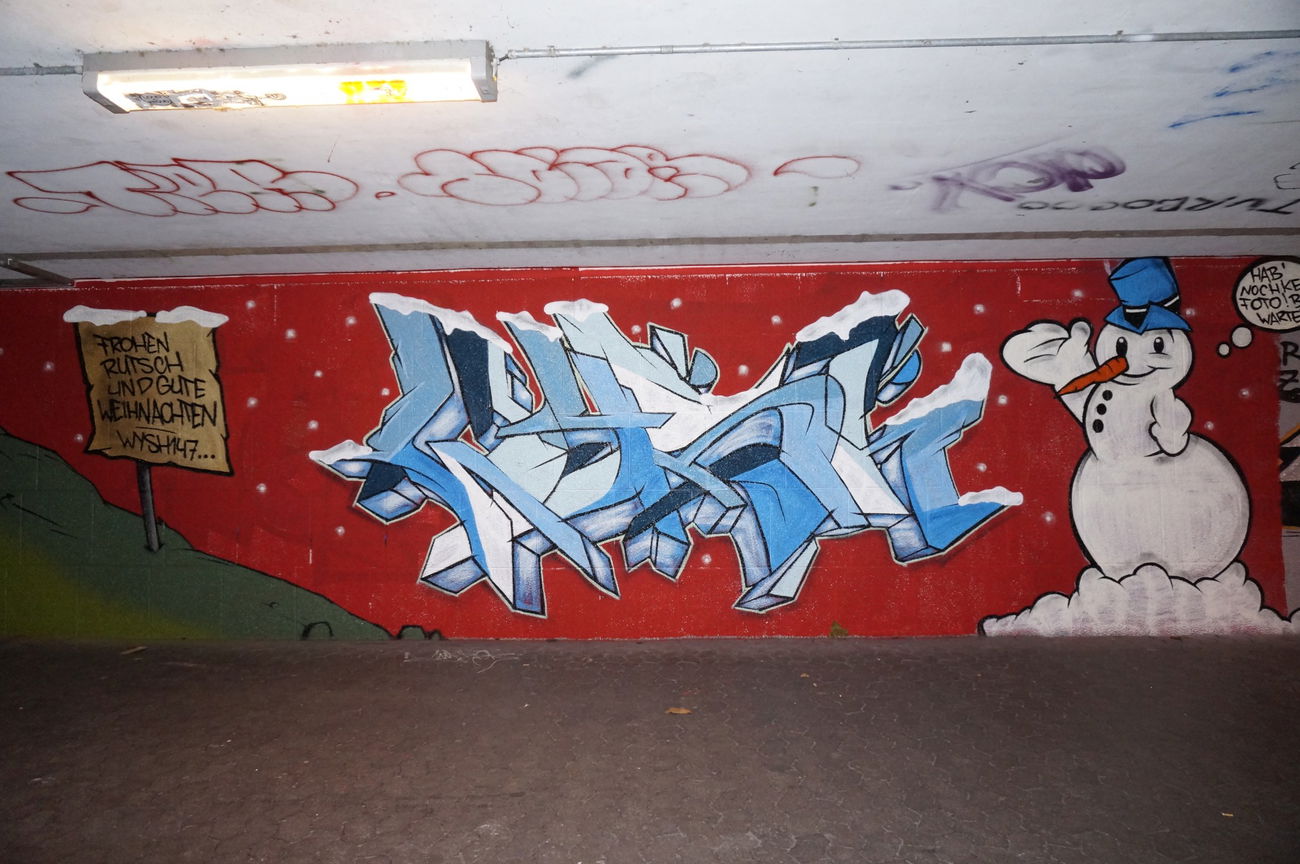 Graffiti Wall - Photo by WYSH (2014)