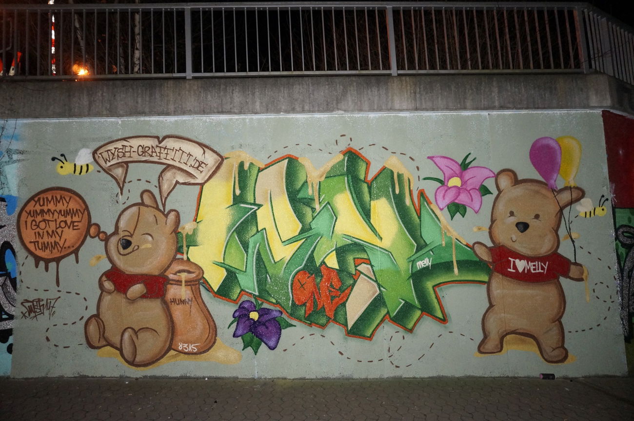 Graffiti Wall - Photo by WYSH (2015)