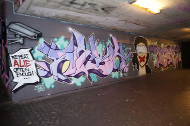 Graffiti Wall - Photo by WYSH (2016)