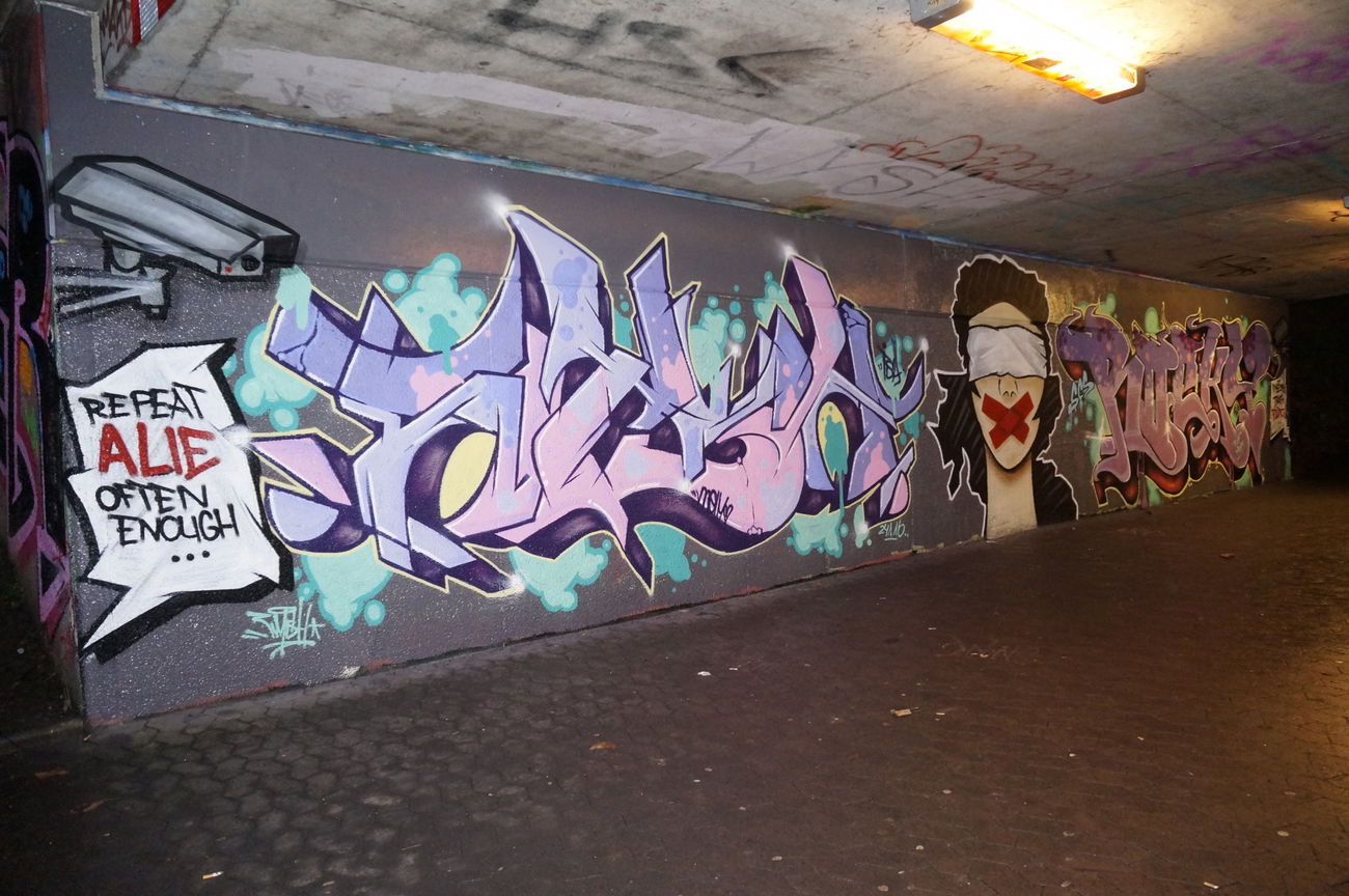 Graffiti Wall - Photo by WYSH (2016)