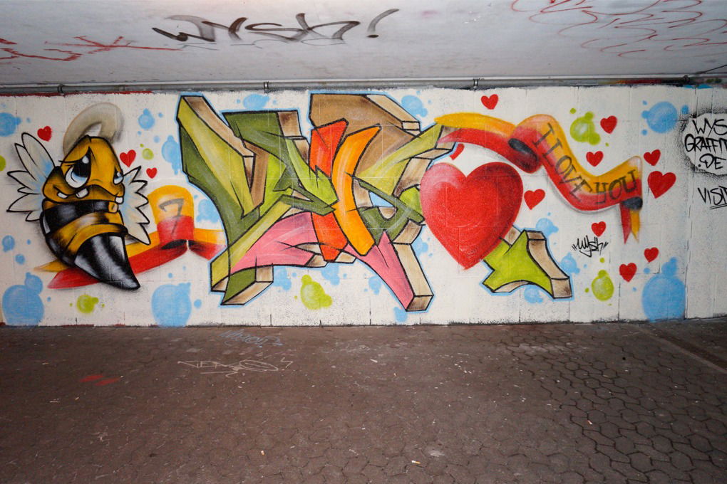 Graffiti Wall - Photo by WYSH (2013)