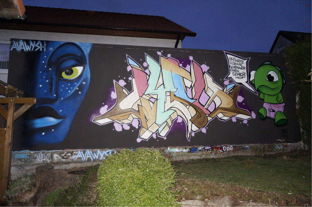 Graffiti Wall - Photo by WYSH (2014)