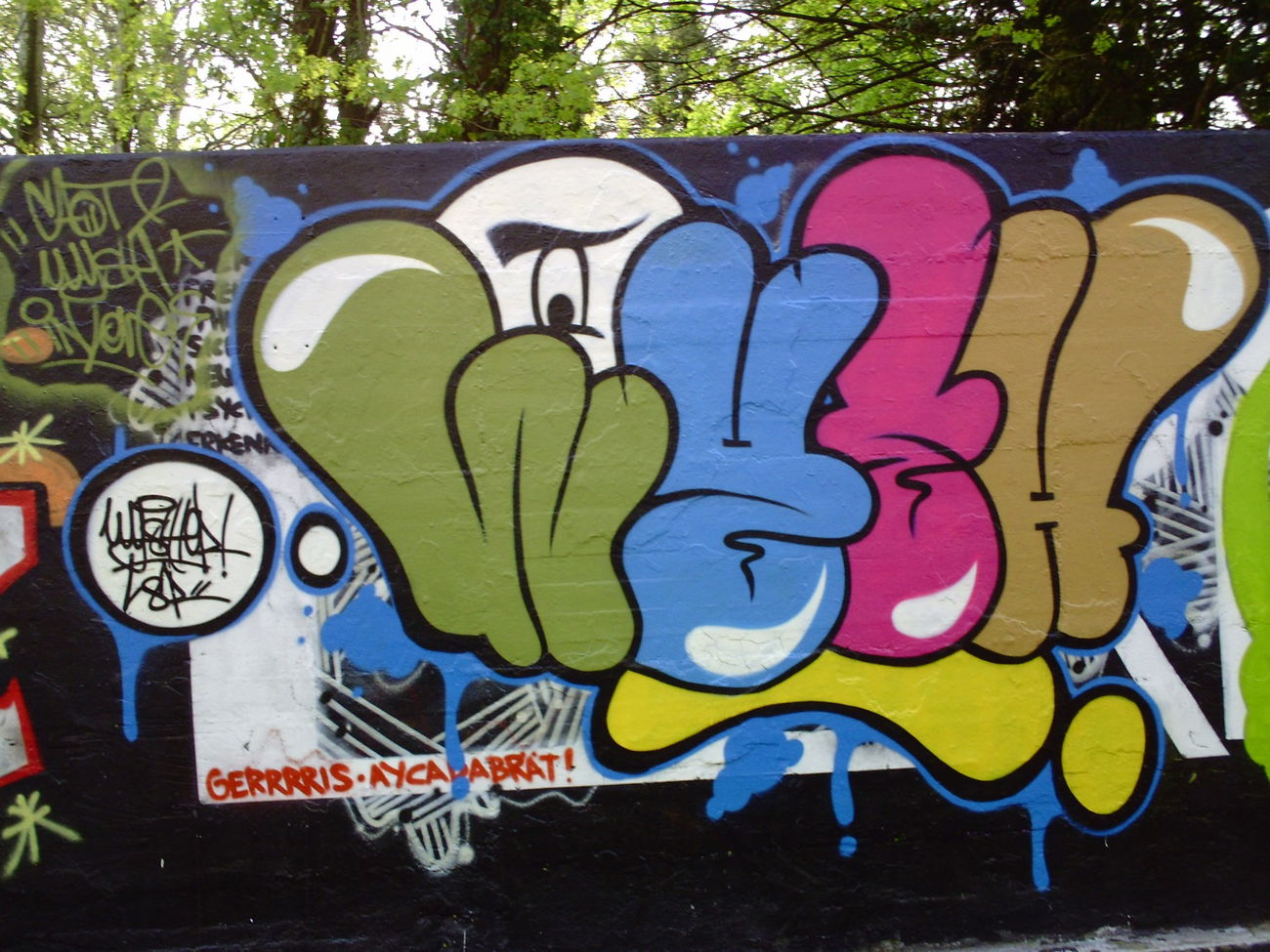Graffiti Wall - Photo by WYSH (2012)