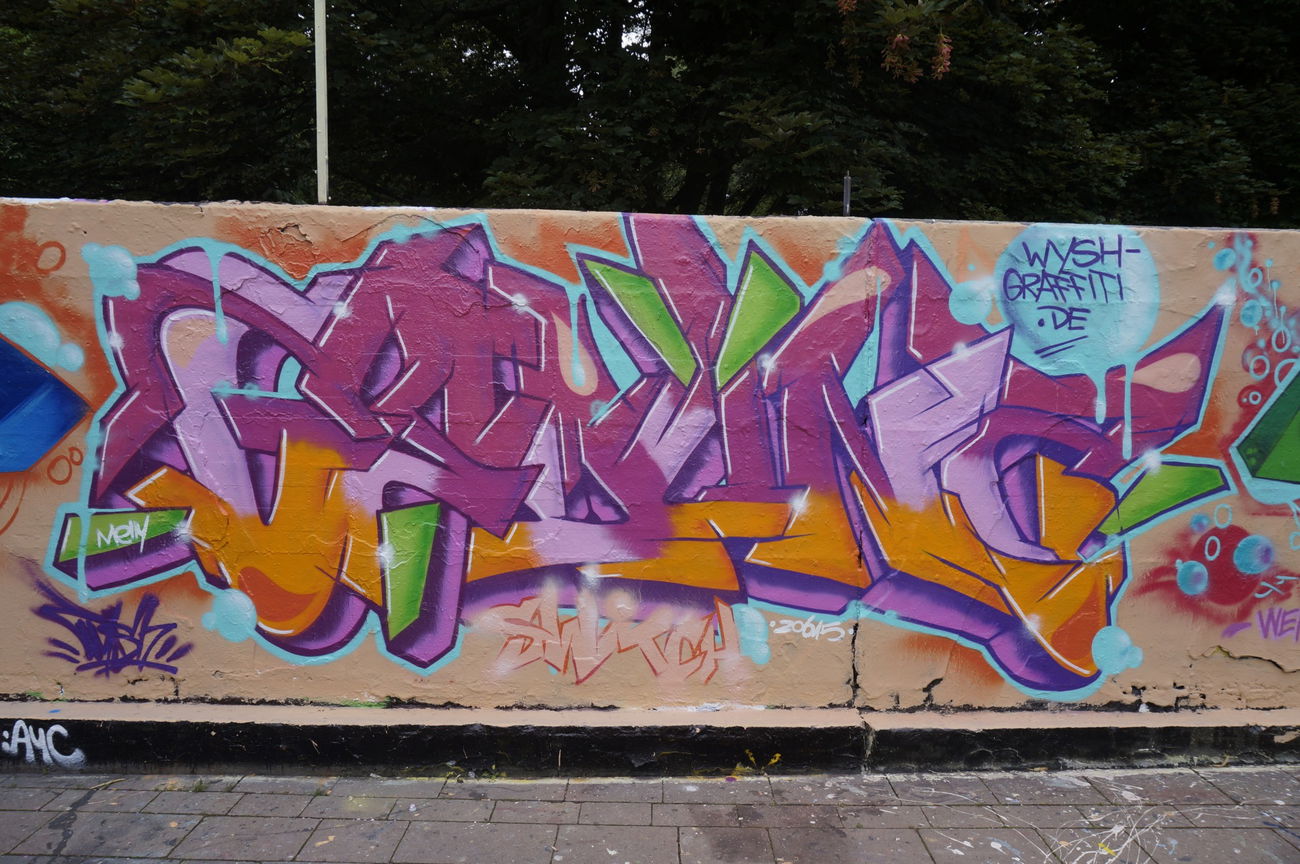 Graffiti Wall - Photo by WYSH (2015)
