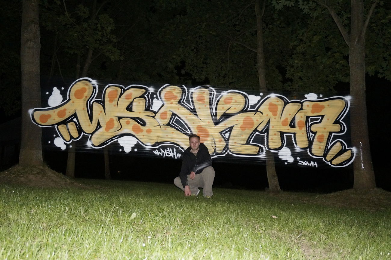 Graffiti Wall - Photo by WYSH (2014)