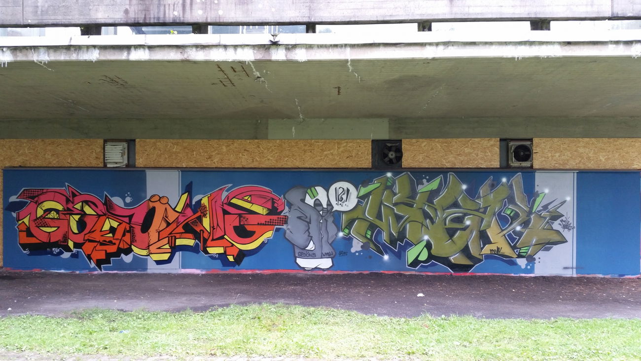 Graffiti Wall - Photo by WYSH (2015)