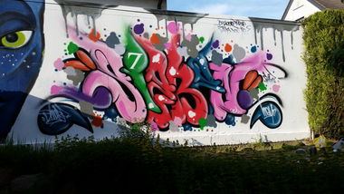 Graffiti Wall - Photo by WYSH (2015)