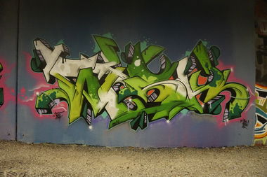 Graffiti Wall - Photo by WYSH (2015)