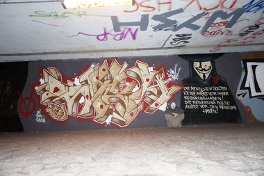 Graffiti Wall - Photo by WYSH (2016)