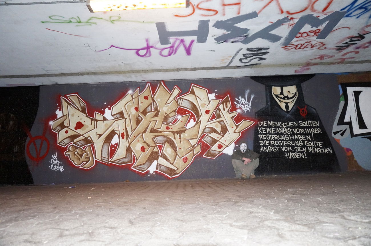 Graffiti Wall - Photo by WYSH (2016)