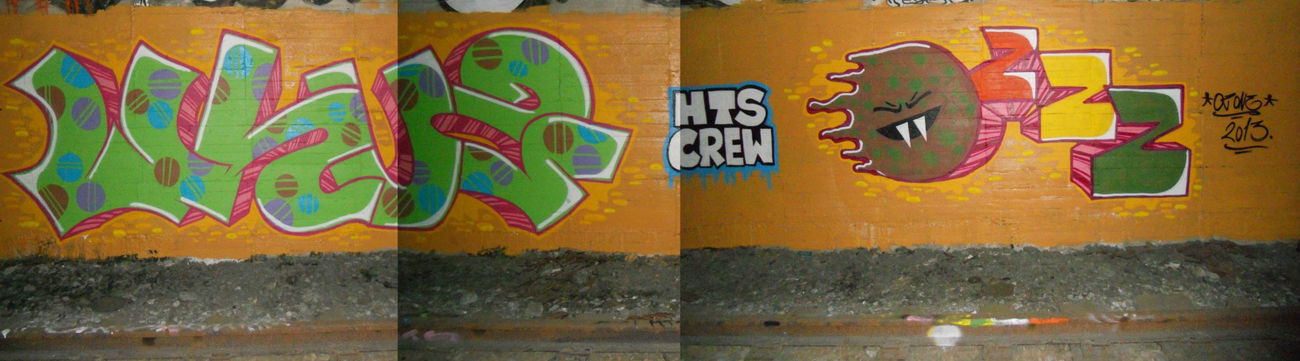 Graffiti Wall in Bergen - Photo by Waddap1 - Whuz, Oz, Hts