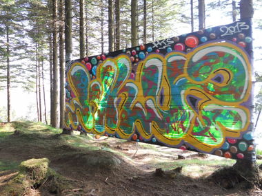 Graffiti Artwork in Bergen - Photo by Waddap1 - Whuz, hts, 2013