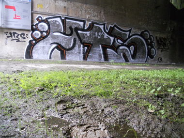 Graffiti Bombing in Bergen - Photo by Waddap1 - Chrome, piece, Chrome (2013)