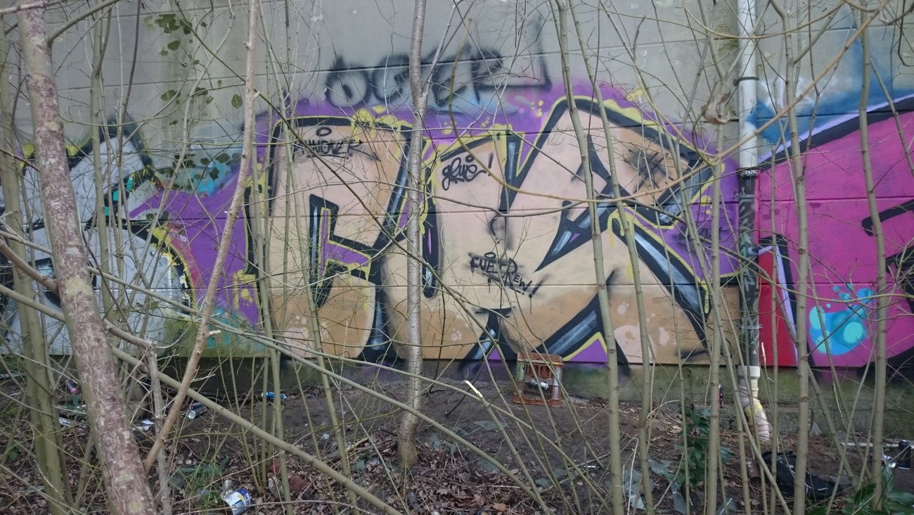 Graffiti Bombing in Oldenburg  - Photo by Warichnicht - Cue