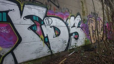Graffiti Bombing in Oldenburg  - Photo by Warichnicht - Fds