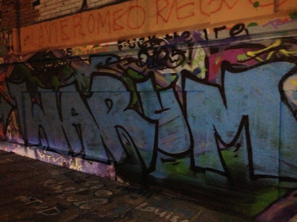 Graffiti Bombing in München - Photo by Warum (2015)
