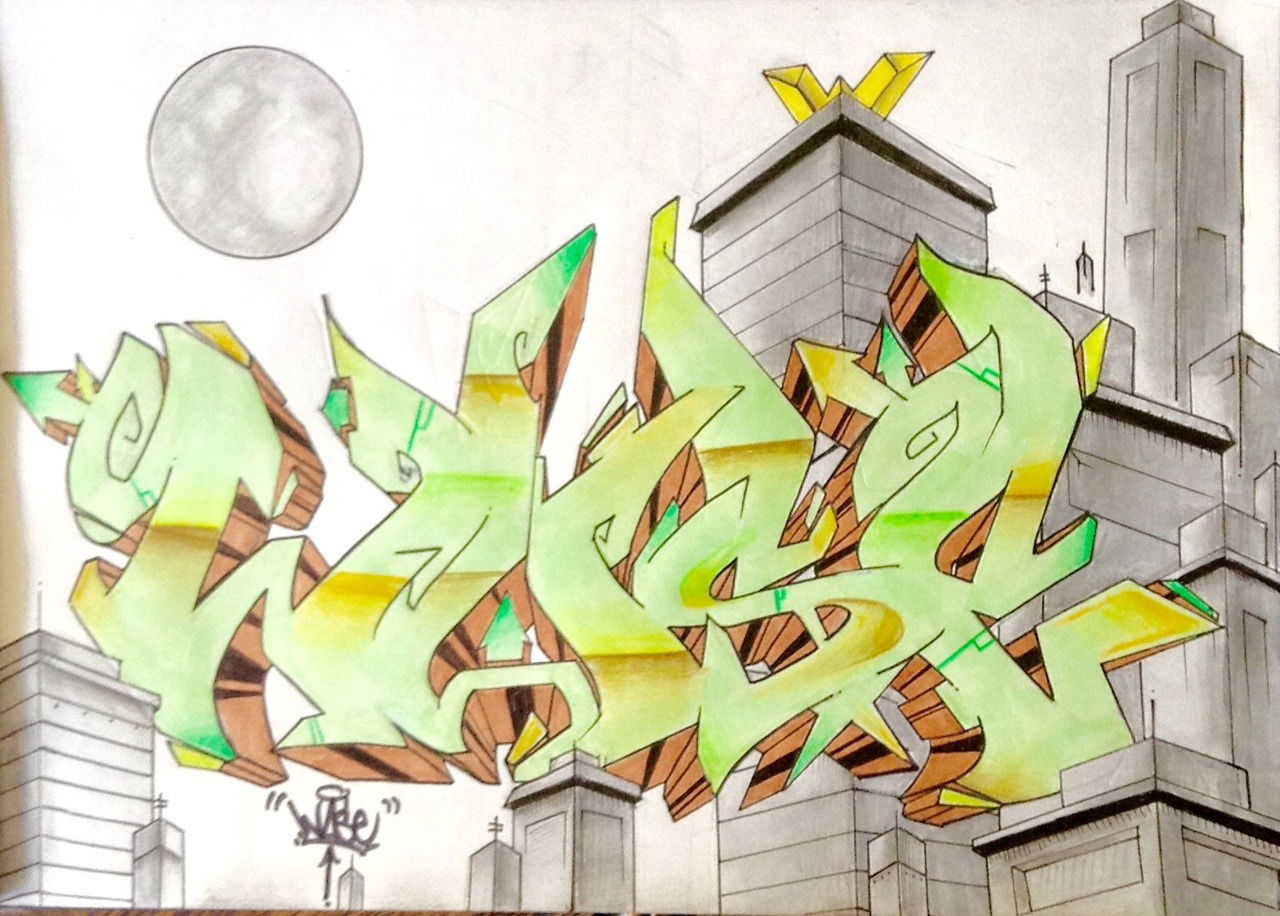 Graffiti Sketch - Photo by Wase1 (2015)