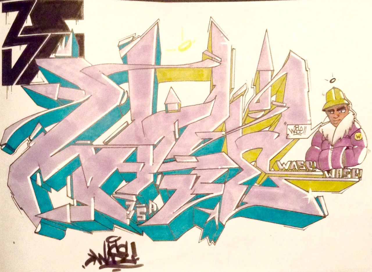 Graffiti Sketch - Photo by Wase1