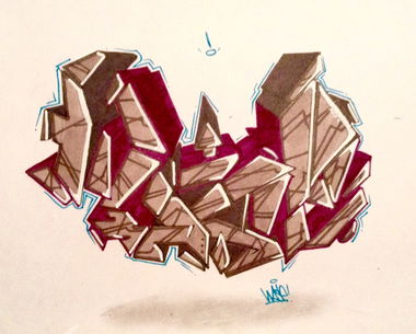 Graffiti Sketch - Photo by Wase1