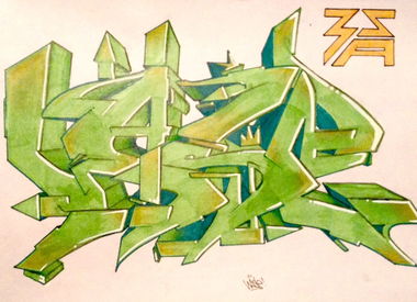 Graffiti Sketch - Photo by Wase1