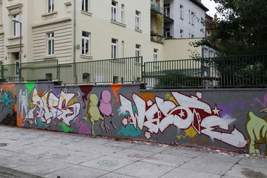 Graffiti Wall in Weimar - Photo by WasteOne - Weimar, RNS, Waste (2013)