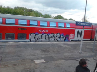 Graffiti Train - Photo by Waterapple