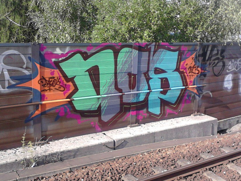 Graffiti Bombing in Hannover - Photo by Waterapple